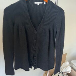 Vince Black 100% Cashmere Cardigan Sweater